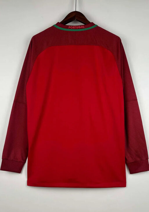 2016 Retro Portugal Home Jersey Long Sleeve