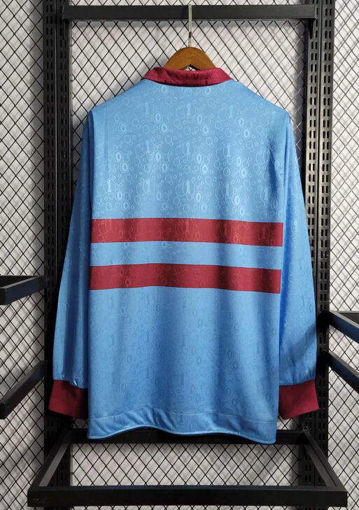 1995-1996 Retro West Ham United Away Jersey Long Sleeve