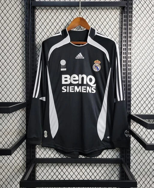 2006/2007 Retro Real Madrid Away Jersey Long Sleeve