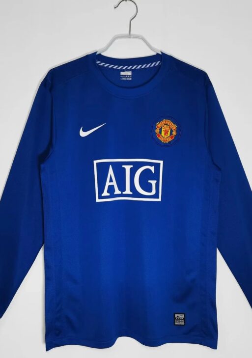 Manchester United Retro 2008-2009 Away Kit Long Sleeve