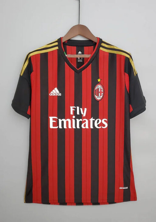 2013/2014 Retro AC Milan Home Jersey
