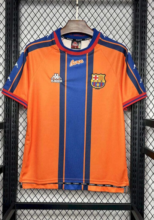 1997-1998 Retro Barcelona Away Jersey