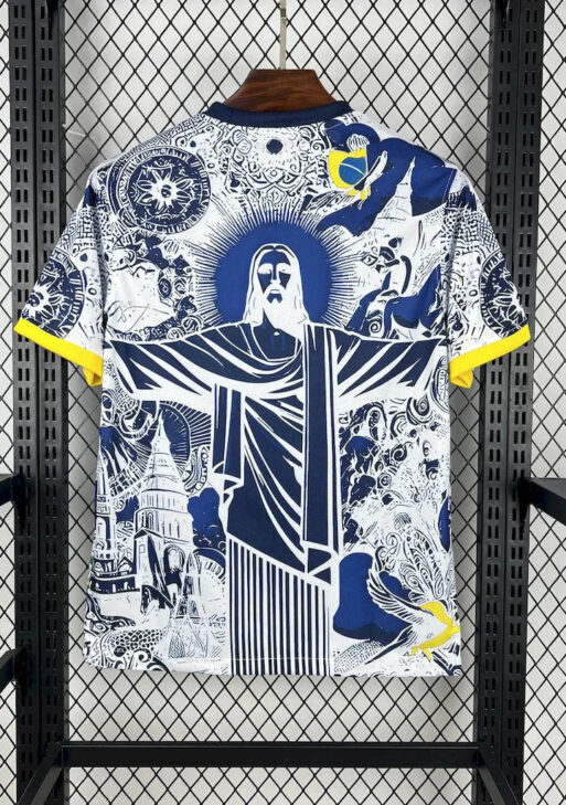 Brazil "Jesus" Blue Limited Jersey