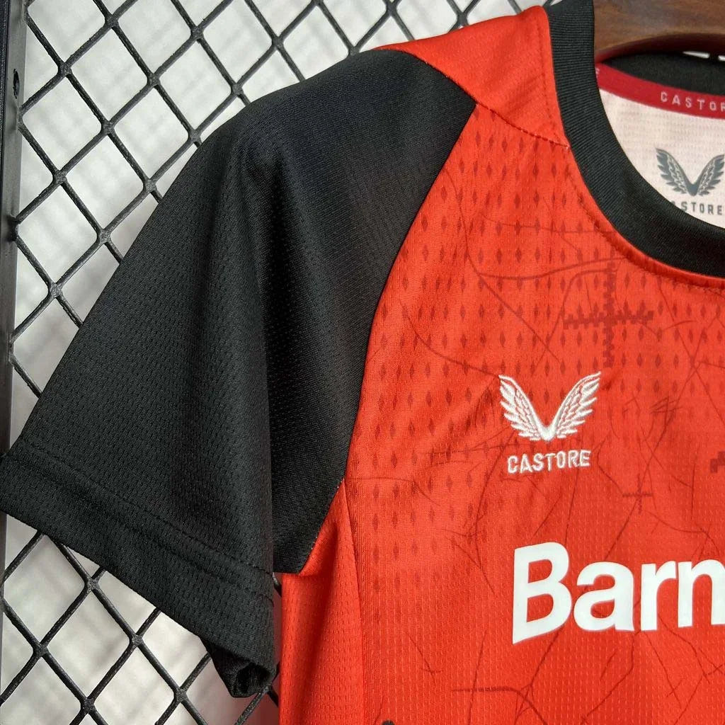 2024/2025 Leverkusen Home Kit Kids Size - Image 2