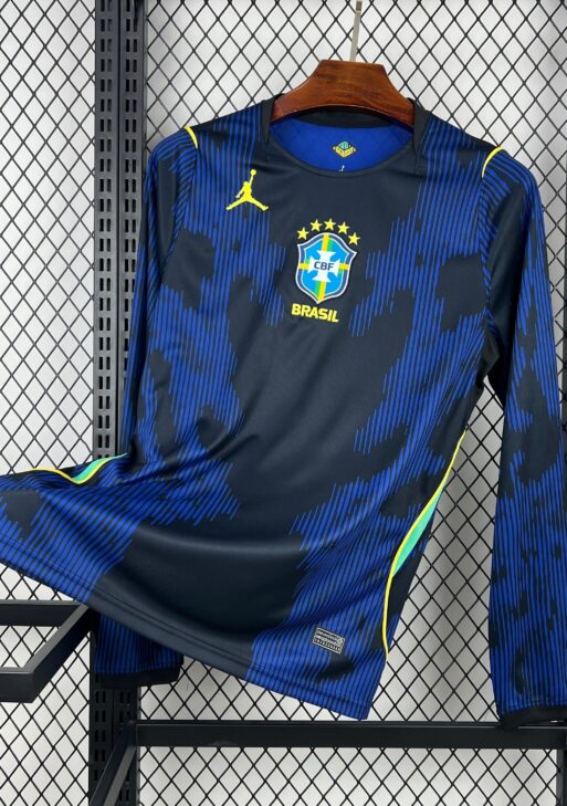 2026 Brazil Away World Cup Kit Long Sleeve Fan Version