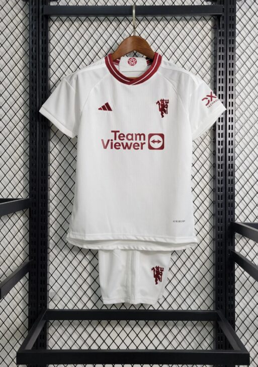 Manchester United 2023/2024 Third Away Jersey Kids Size