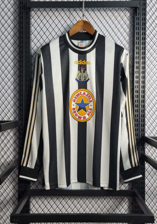 1995-1997 Retro Newcastle United Home Jersey Long Sleeve