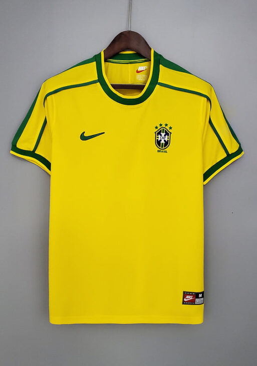1998 Retro Brazil Home Jersey