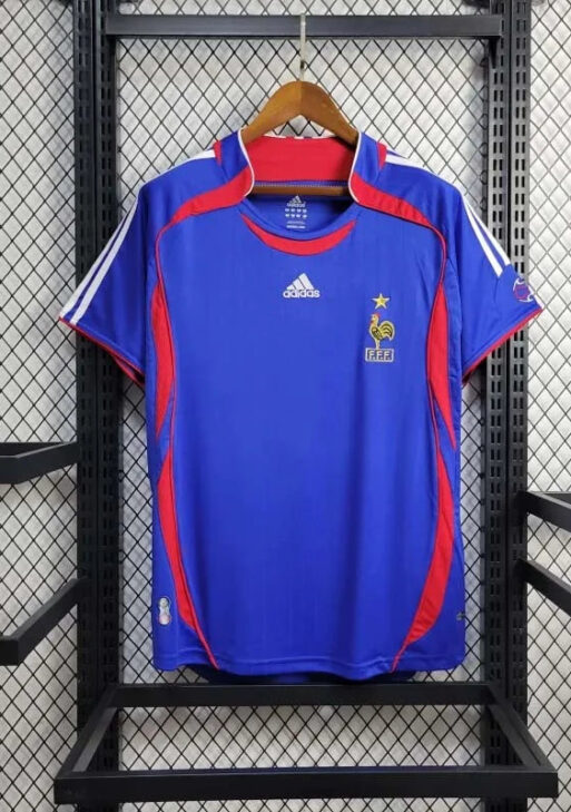 2006 Retro France Home Jersey