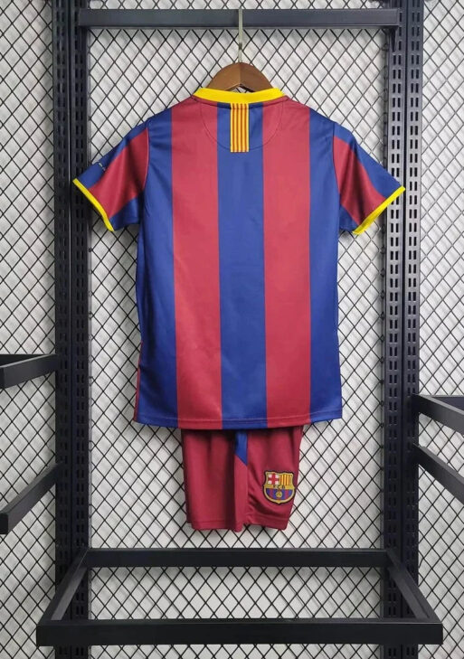 2010/2011 Retro Barcelona Home Kids Size