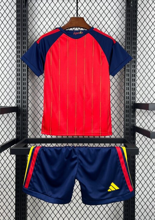 2026 Spain Home World Cup Kit Kids Size