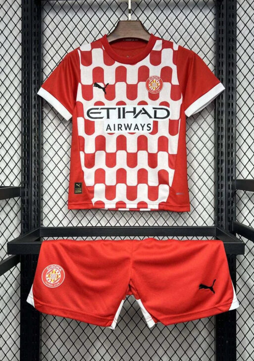 2024-2025 Girona Home Kit Kids Size