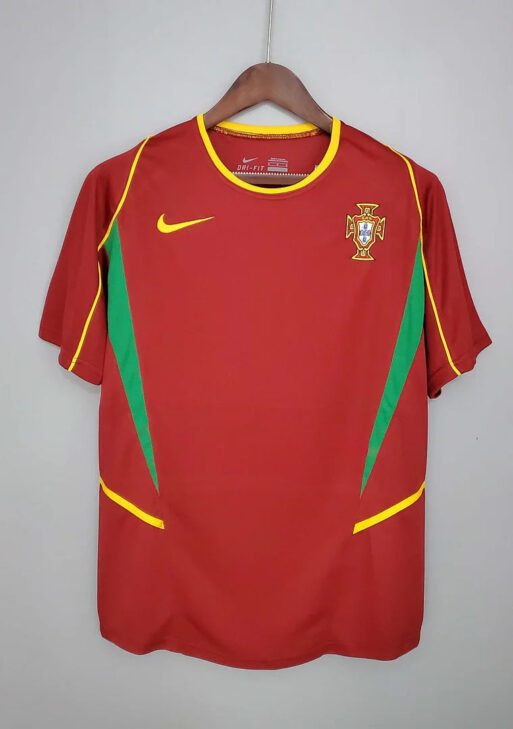 2002 Retro Portugal Home Jersey