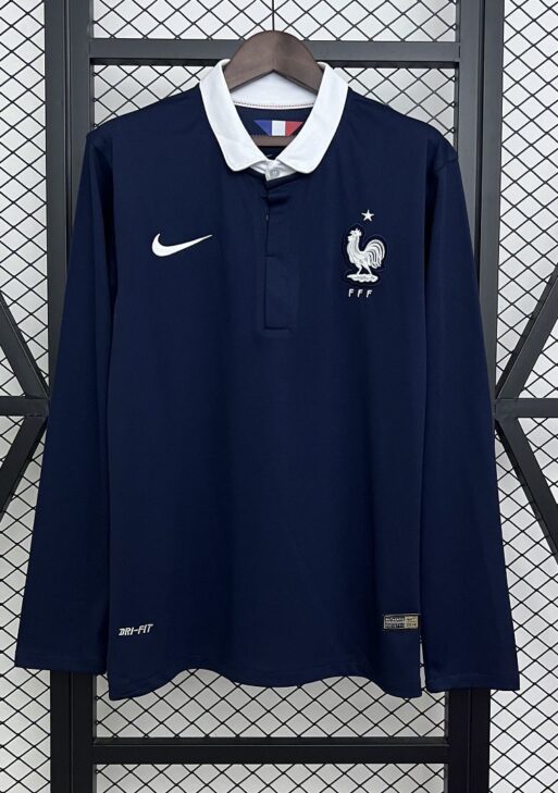 2014 Retro France Home Long Sleeve