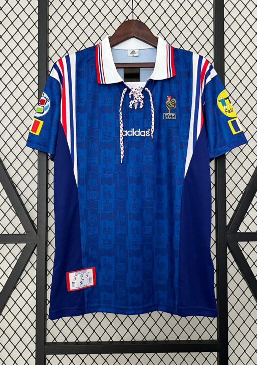 1996 Retro France Home Jersey