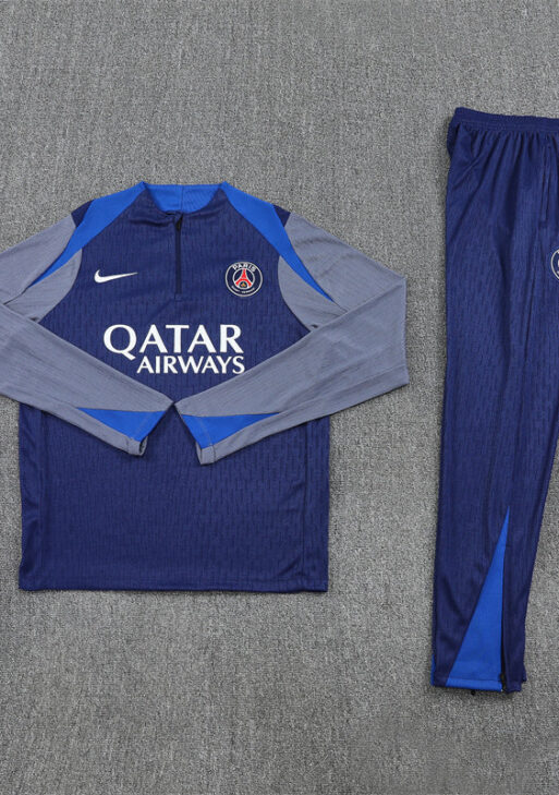 2025/2026 PSG Blue and Grey Tracksuit