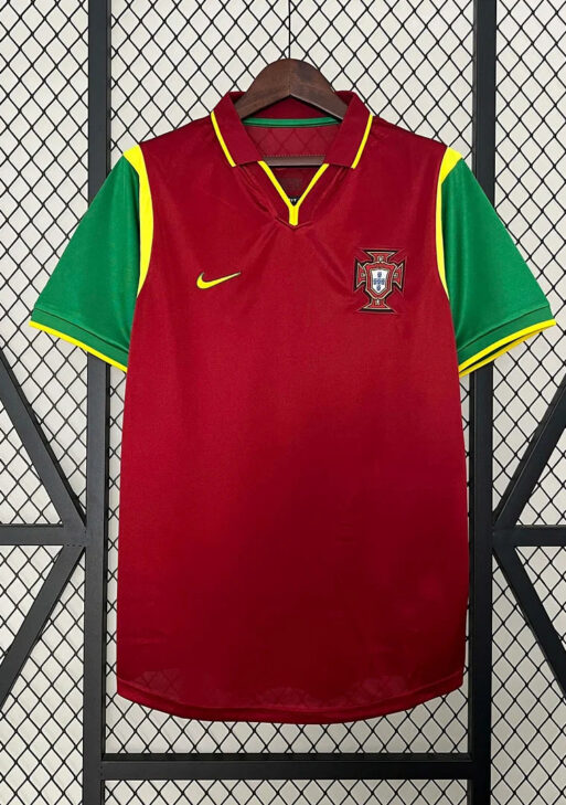 1998 Retro Portugal Home Jersey