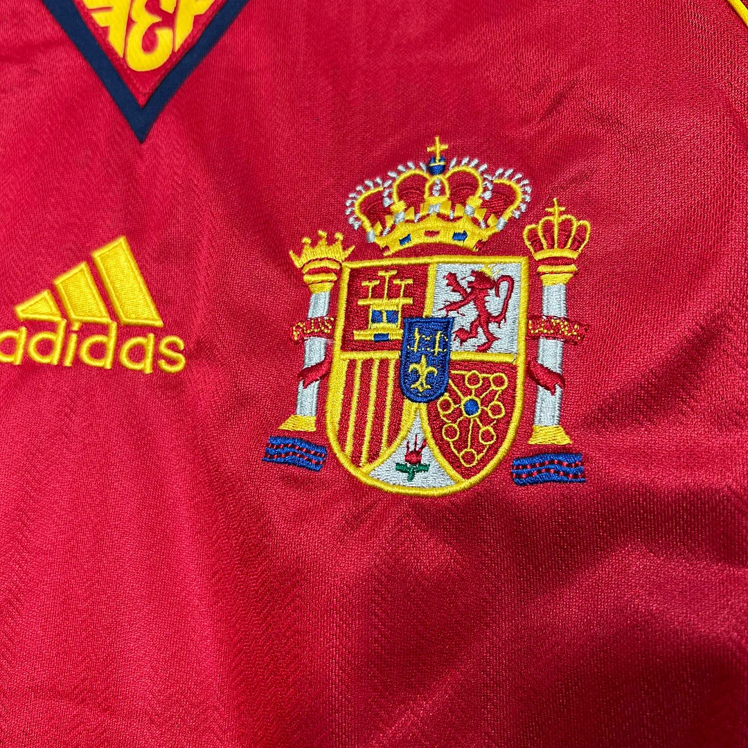 1998 Retro Spain Home Jersey - Image 3