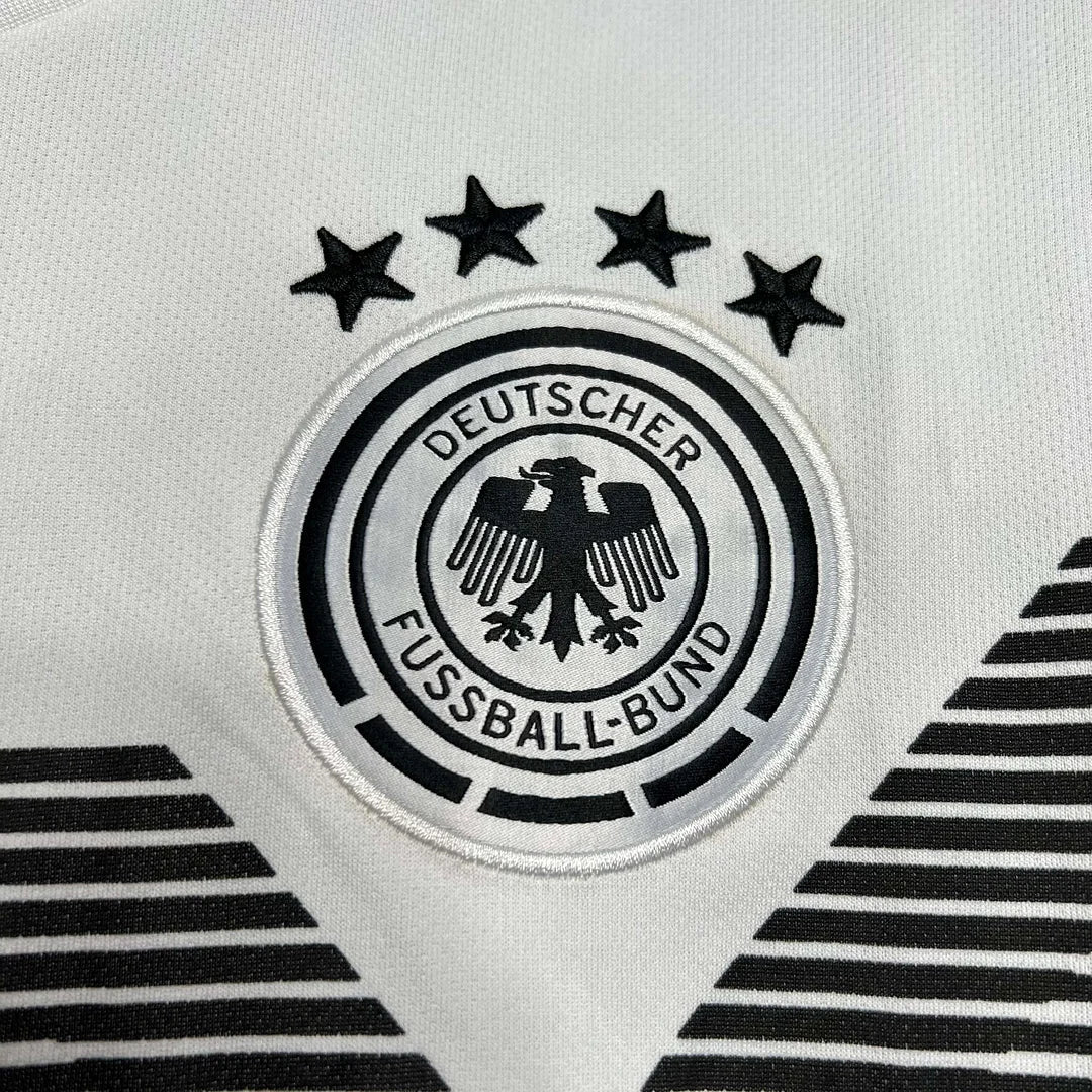 2018 Retro Germany Home Jersey - Image 3