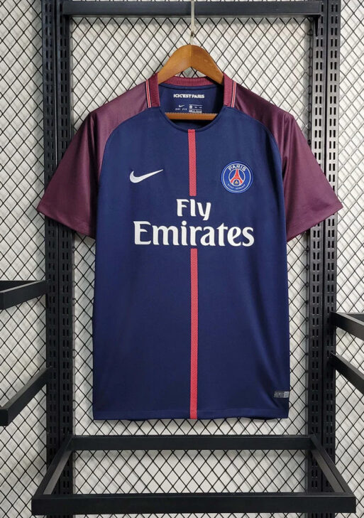2017-2018 Retro PSG Home Jersey