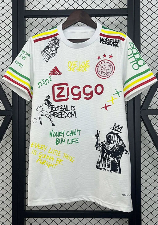 Ajax "Bob Marley" White Limited Jersey
