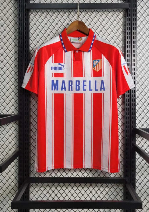 1995-1996 Retro Atletico Madrid Home Jersey