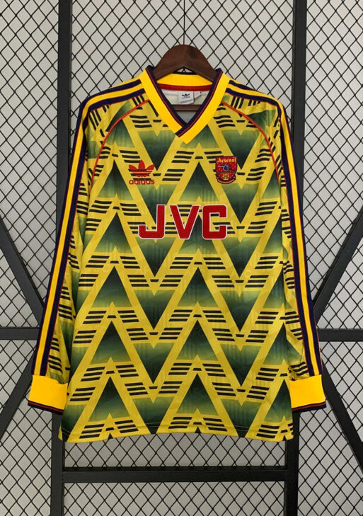 1991-1993 Retro Arsenal Away Jersey Long Sleeve