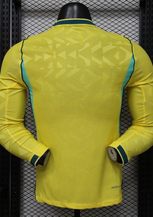 2026 Brazil Home World Cup Kit Long Sleeve Player Version