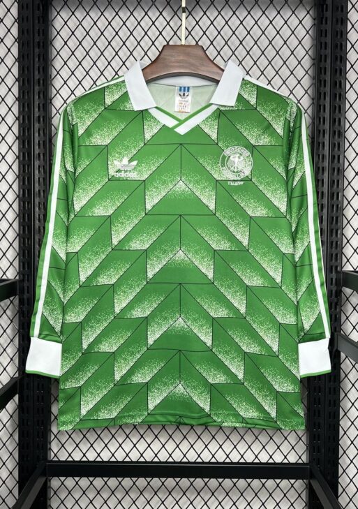 1990 Retro Germany Away Jersey Long Sleeve