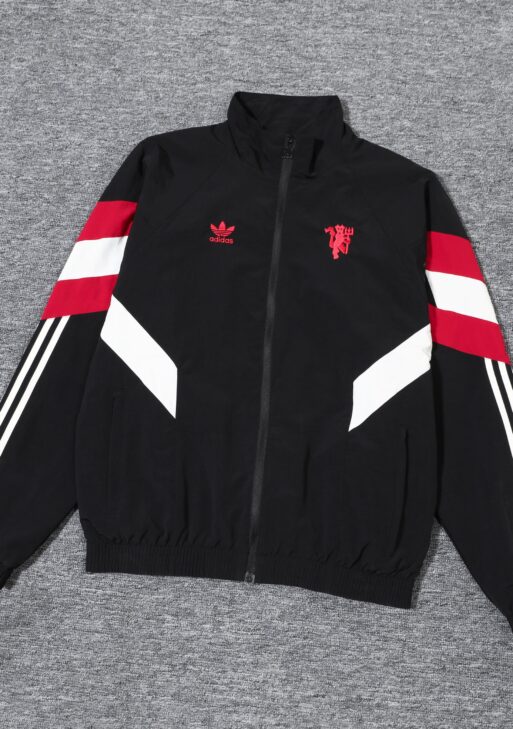 Manchester United Black and Red x White Jacket