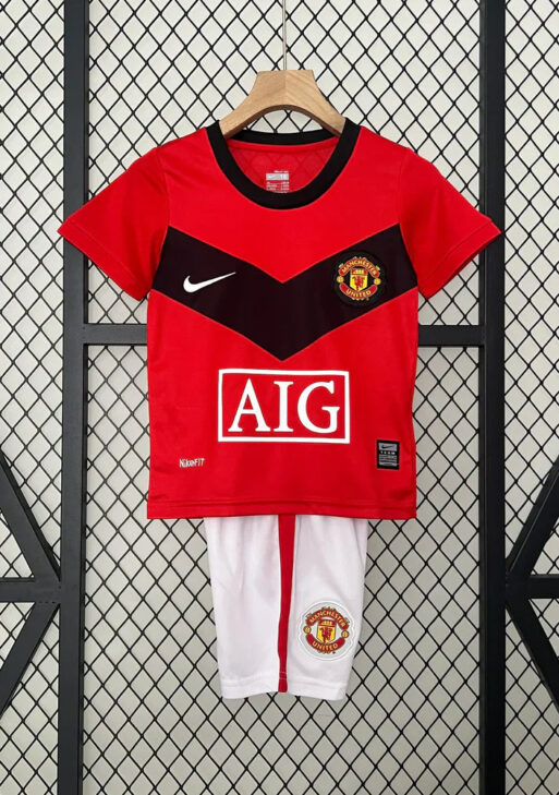 Manchester United Retro 2009/2010 Home Jersey Kids Size