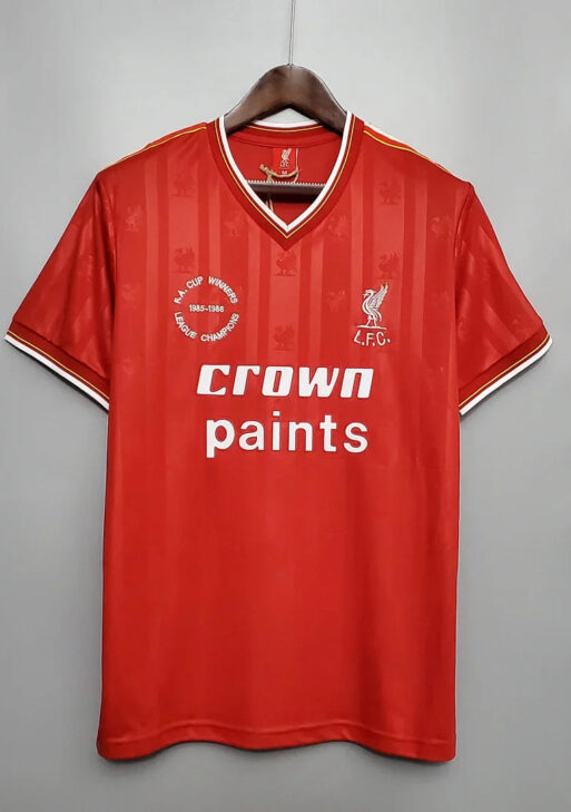 Liverpool Home 1985/1986 FA Cup Winner & League Champs Retro Jersey