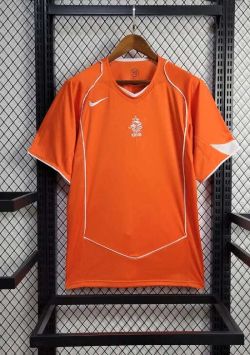 2004 Retro Netherlands Home Jersey