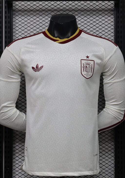 2026 Spain Away World Cup Kit Long Sleeve Player Version