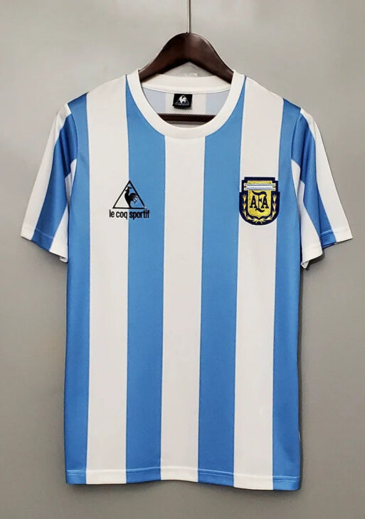 1986 Retro Argentina Home Jersey