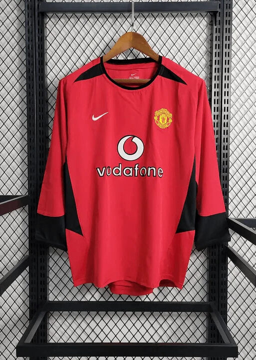 2002/2004 Retro Manchester United Home Long Sleeve