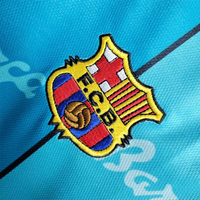 1995-1997 Retro Barcelona Away Jersey - Image 3