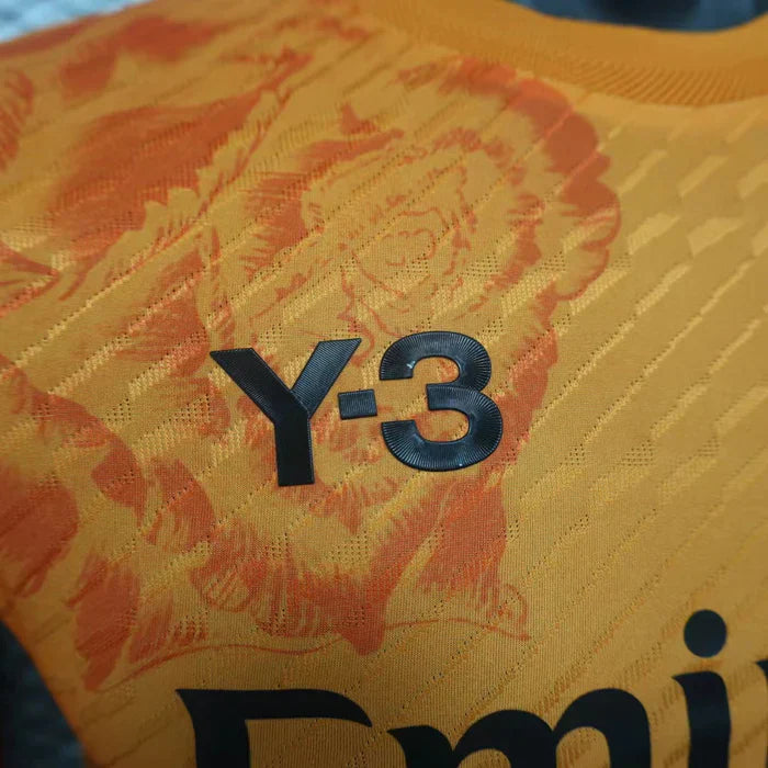 Real Madrid x Y3 2024/2025 4th Kit Orange - Image 3
