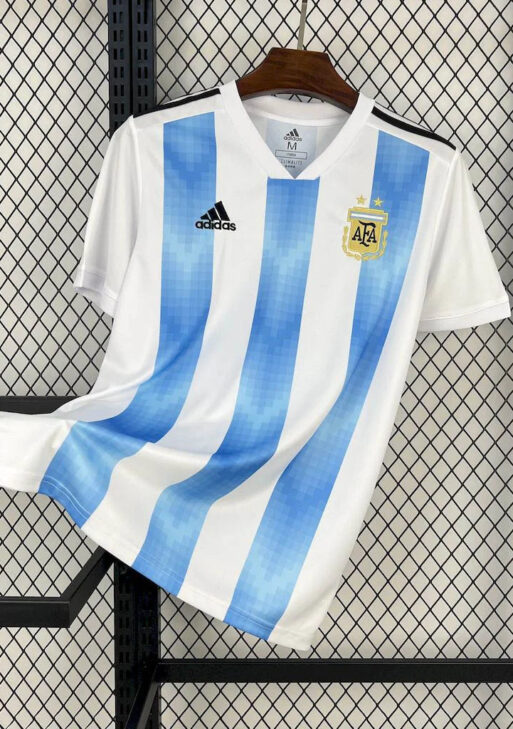 2018 Retro Argentina Home Jersey