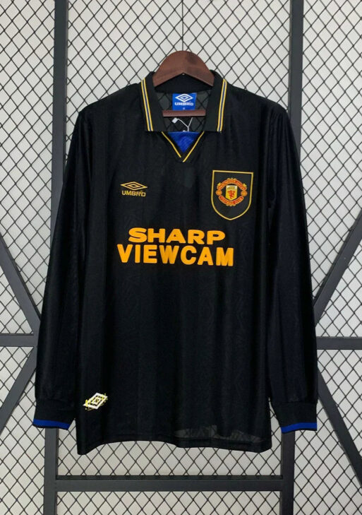 1993/1995 Retro Manchester United Away Long Sleeve