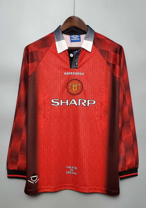 1996/1998 Retro Manchester United Home Long Sleeve