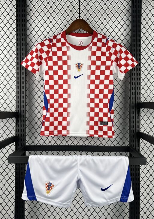 2026 Croatia Home World Cup Kit Kids Size