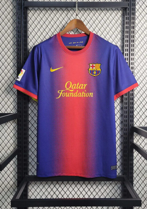 2012-2013 Retro Barcelona Home Jersey