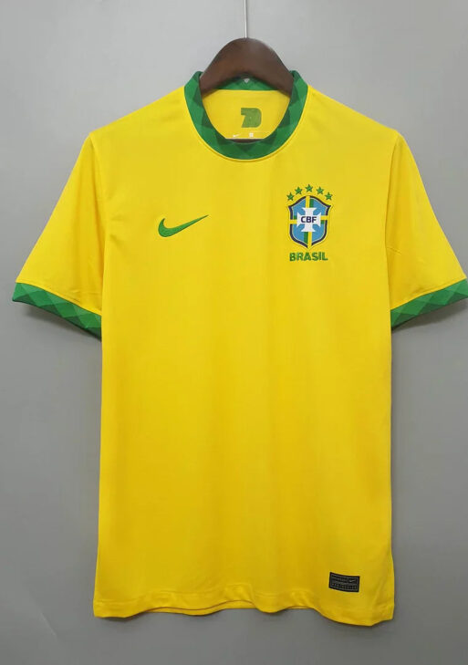 2020 Retro Brazil Home Jersey
