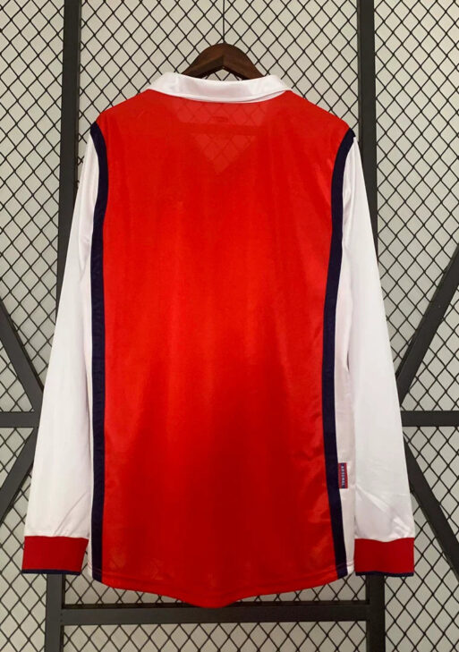 1998-1999 Retro Arsenal Home Jersey Long Sleeve