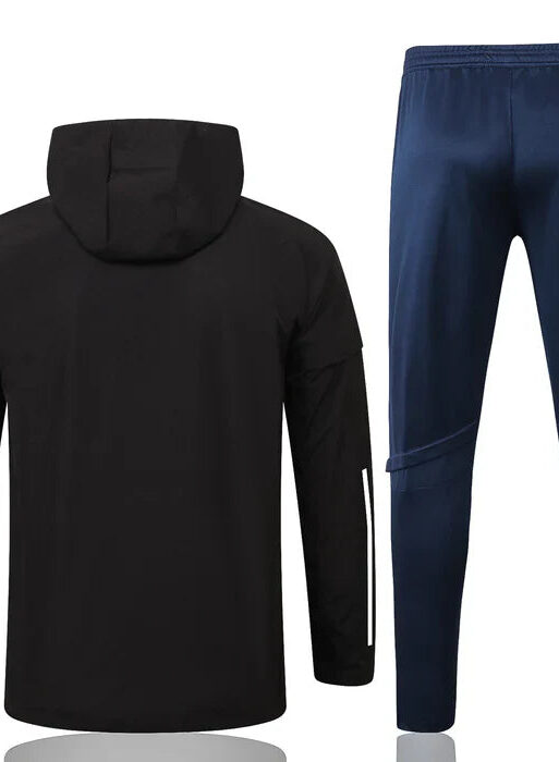 Juventus 2024/2025 Black and Blue Windbreaker