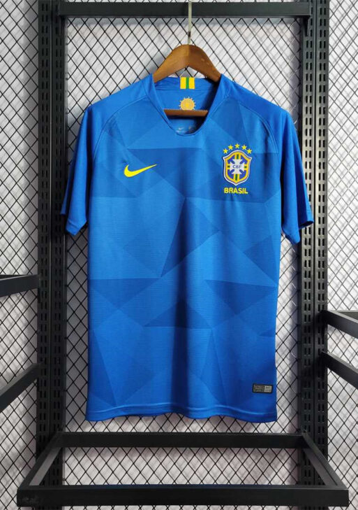 2018 Retro Brazil Away Jersey