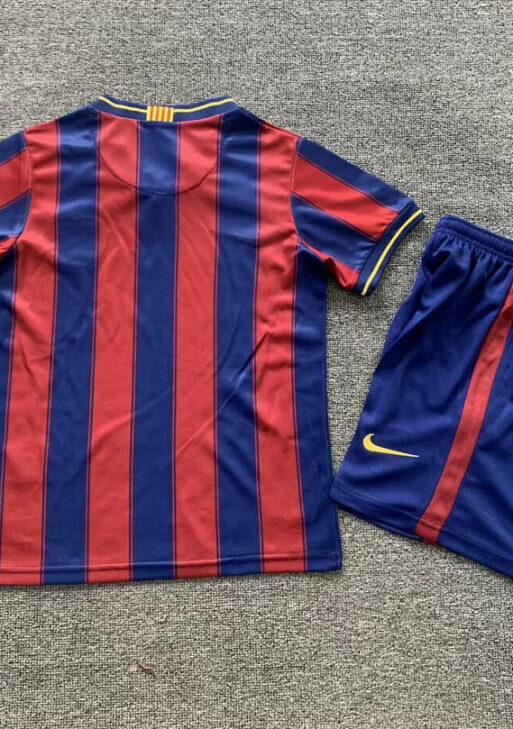 2009/2010 Retro Barcelona Home Kids Size