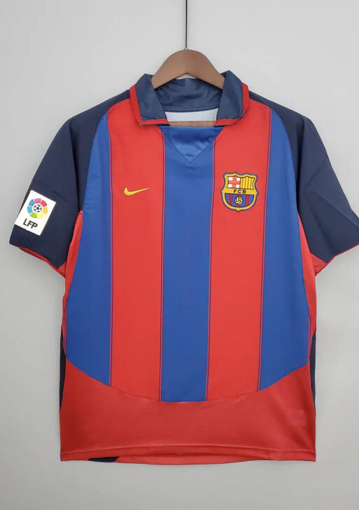 2003/2004 Retro Barcelona Home Jersey