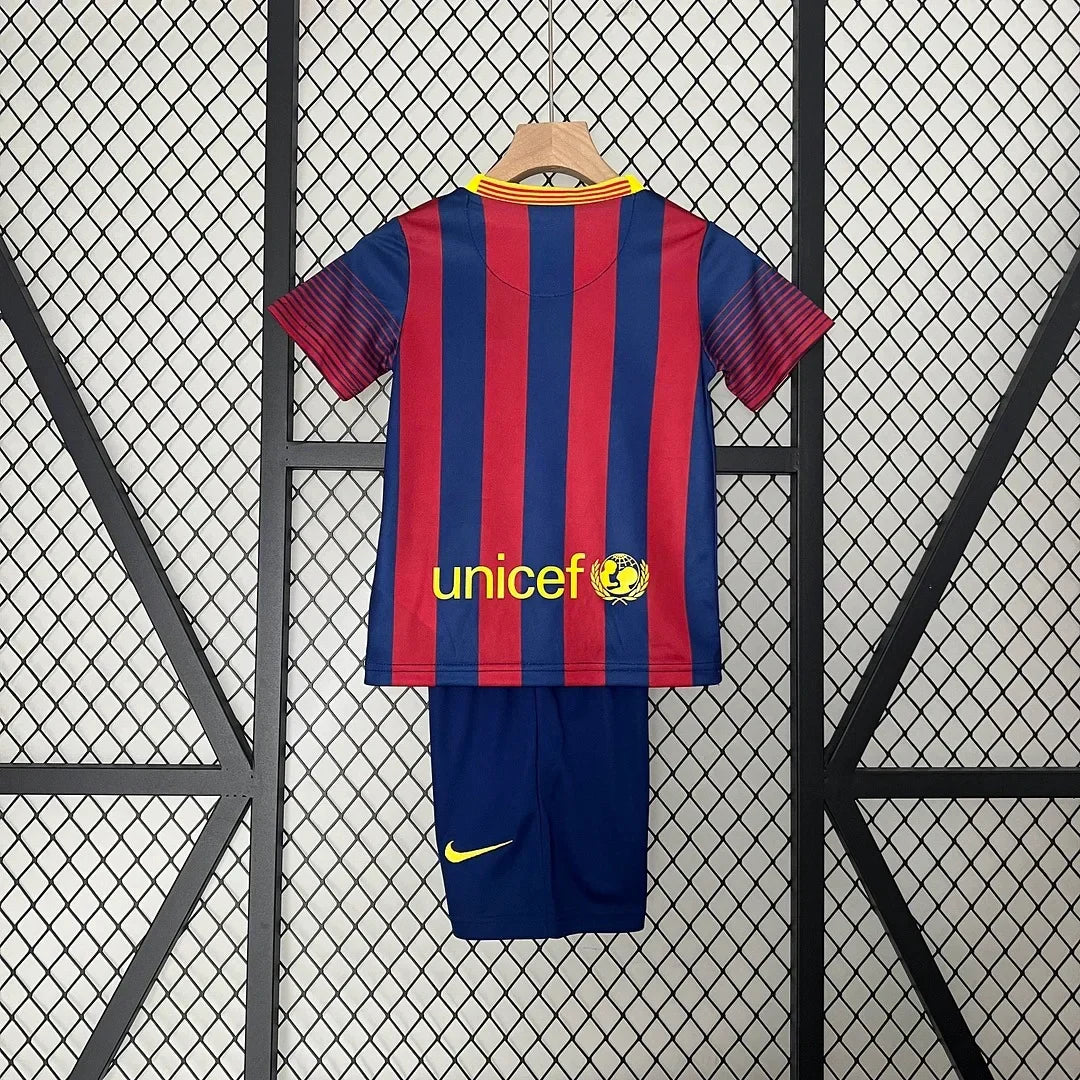 2013/2014 Retro Barcelona Home Kit Kids Size - Image 1